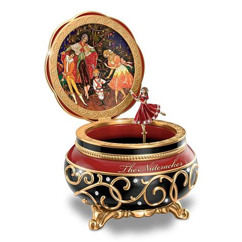 music box with ballerina antique